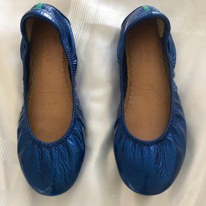 Tieks Sapphire Blue Patent Shoes